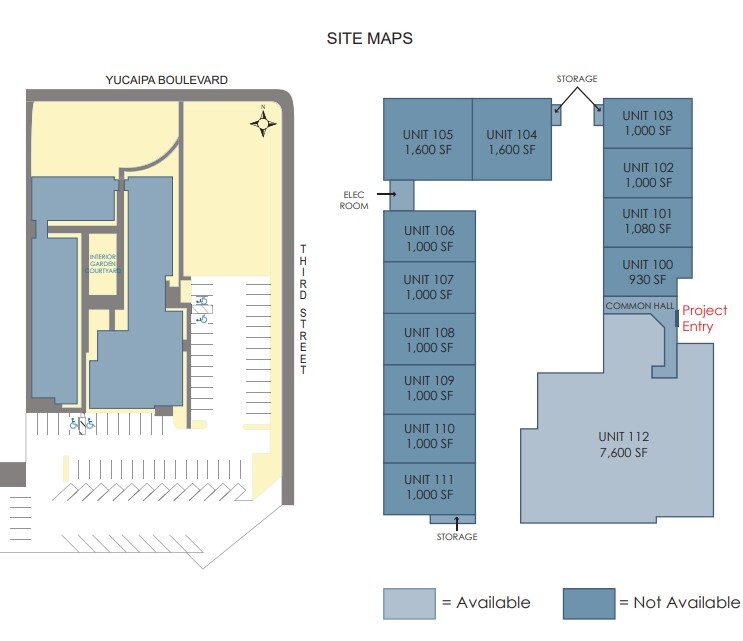 34675 Yucaipa Blvd, Yucaipa, CA à louer Plan de site– Image 1 sur 1