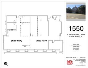 1550 N Northwest Hwy, Park Ridge, IL à louer Plan de site– Image 1 sur 1