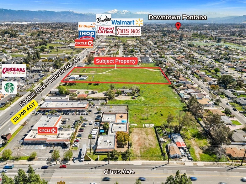 16203 Foothill Blvd, Fontana, CA à louer - Aérien – Image 3 sur 8