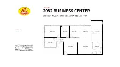 2082 Business Center Dr, Irvine, CA à louer Plan de site– Image 1 sur 1