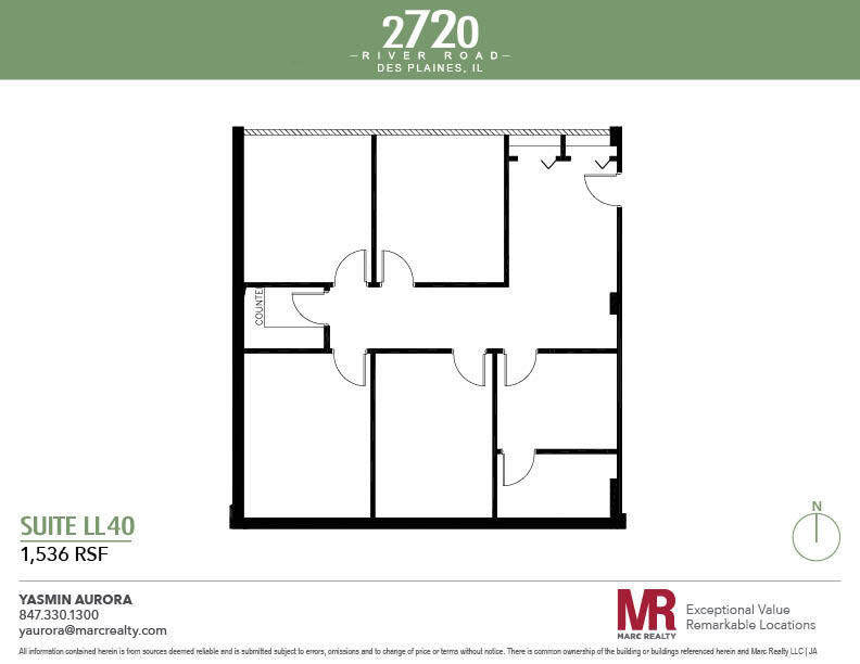 2720 S River Rd, Des Plaines, IL à louer Plan d’étage– Image 1 sur 5