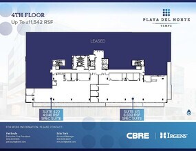 999 E Playa Del Norte, Tempe, AZ à louer Plan d’étage– Image 1 sur 1