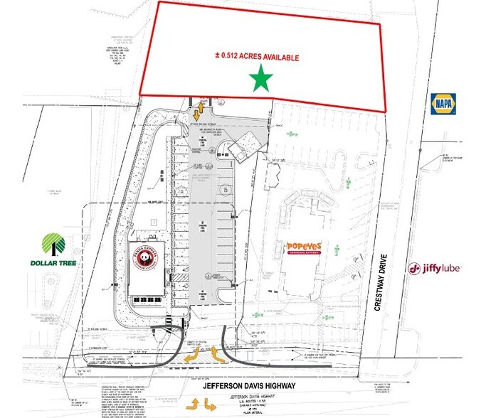 12141 Jefferson Davis Hwy, Chester, VA à vendre - Plan de site – Image 3 sur 3