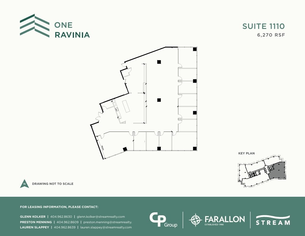 1 Ravinia Dr, Atlanta, GA à louer Plan d’étage– Image 1 sur 1