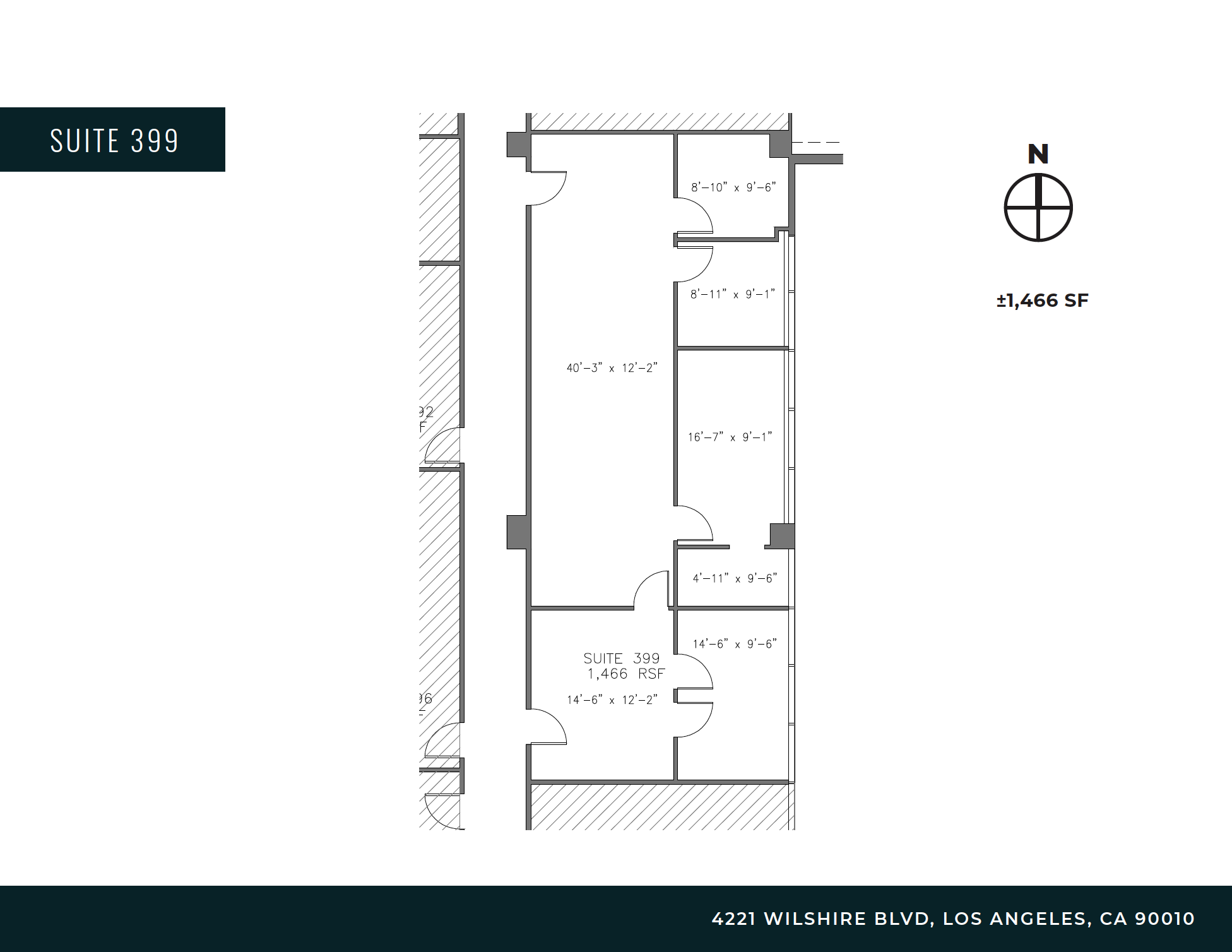 4221 Wilshire Blvd, Los Angeles, CA à louer Plan d’étage– Image 1 sur 1