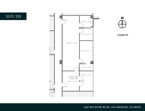 4221 Wilshire Blvd, Los Angeles, CA à louer Plan d’étage– Image 1 sur 1