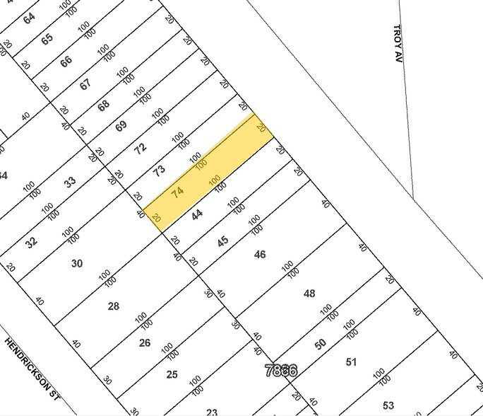 2084 Flatbush Ave, Brooklyn, NY à louer - Plan cadastral – Image 2 sur 2