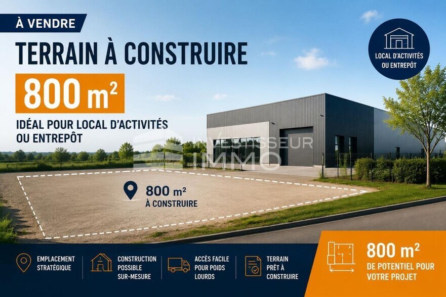 Terrain dans Bois Le Roi à vendre - Plan de site – Image 1 sur 3