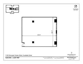 1155 Perimeter Ctr W, Atlanta, GA à louer Plan d’étage– Image 1 sur 1