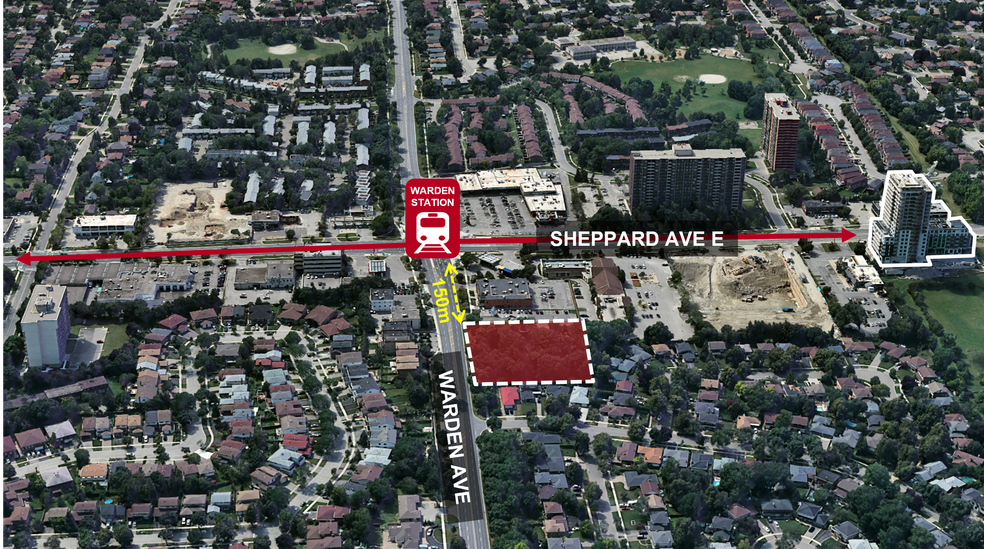 2220 Warden Av, Toronto, ON à vendre - Aérien – Image 2 sur 2