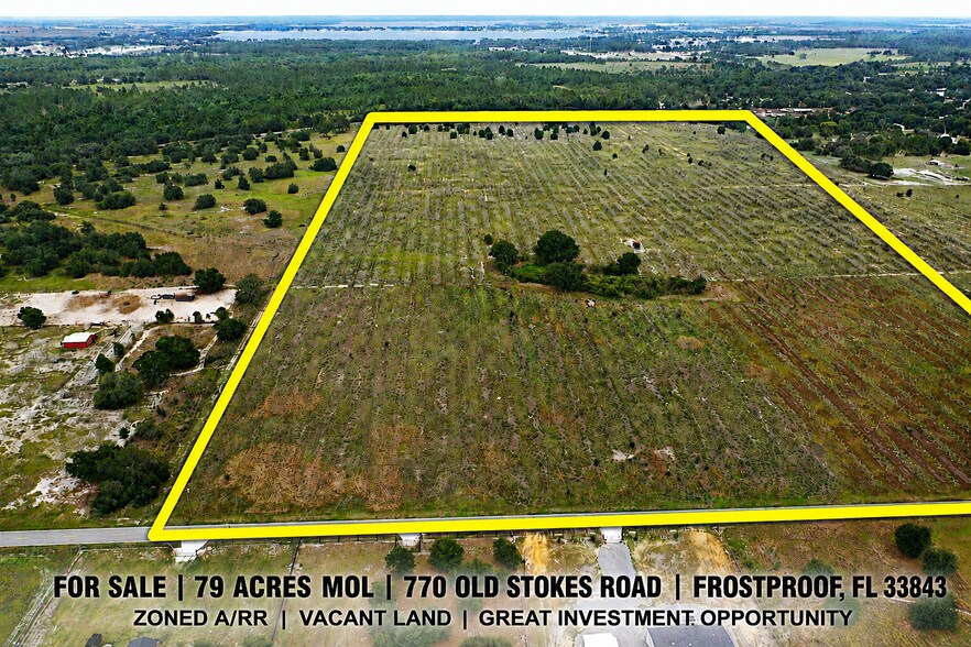 770 Old Stokes rd, Frostproof, FL à vendre - Aérien – Image 1 sur 2