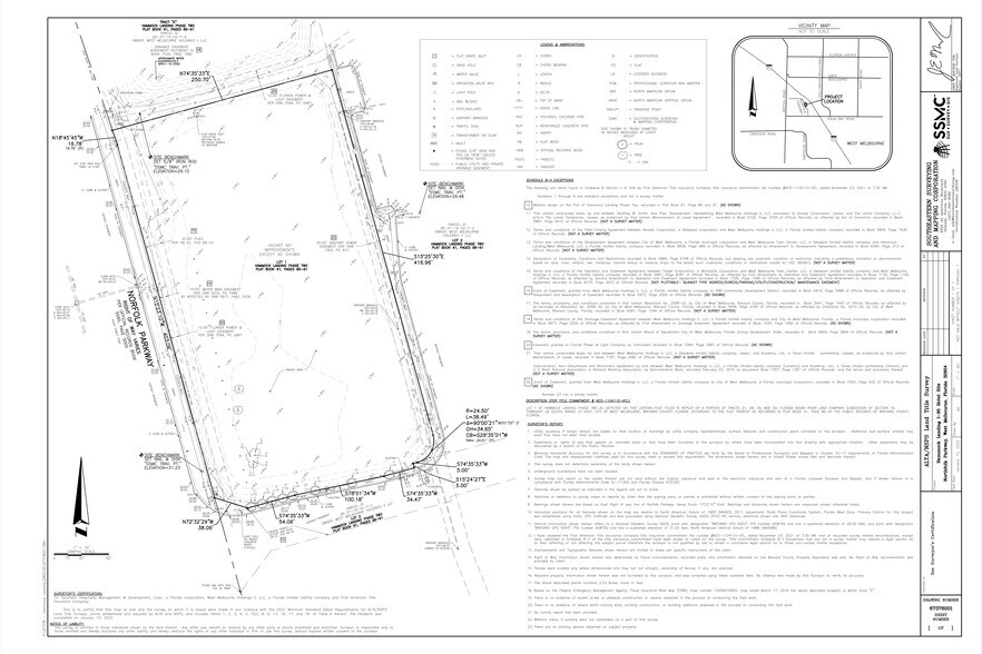 4235 Norfolk Pkwy, West Melbourne, FL à vendre - Plan de site – Image 3 sur 3