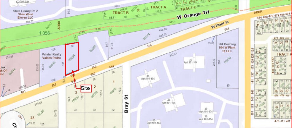 555 W Plant St, Winter Garden, FL à vendre - Plan cadastral – Image 2 sur 2
