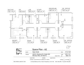 436 N Roxbury Dr, Beverly Hills, CA à louer Plan de site– Image 1 sur 1