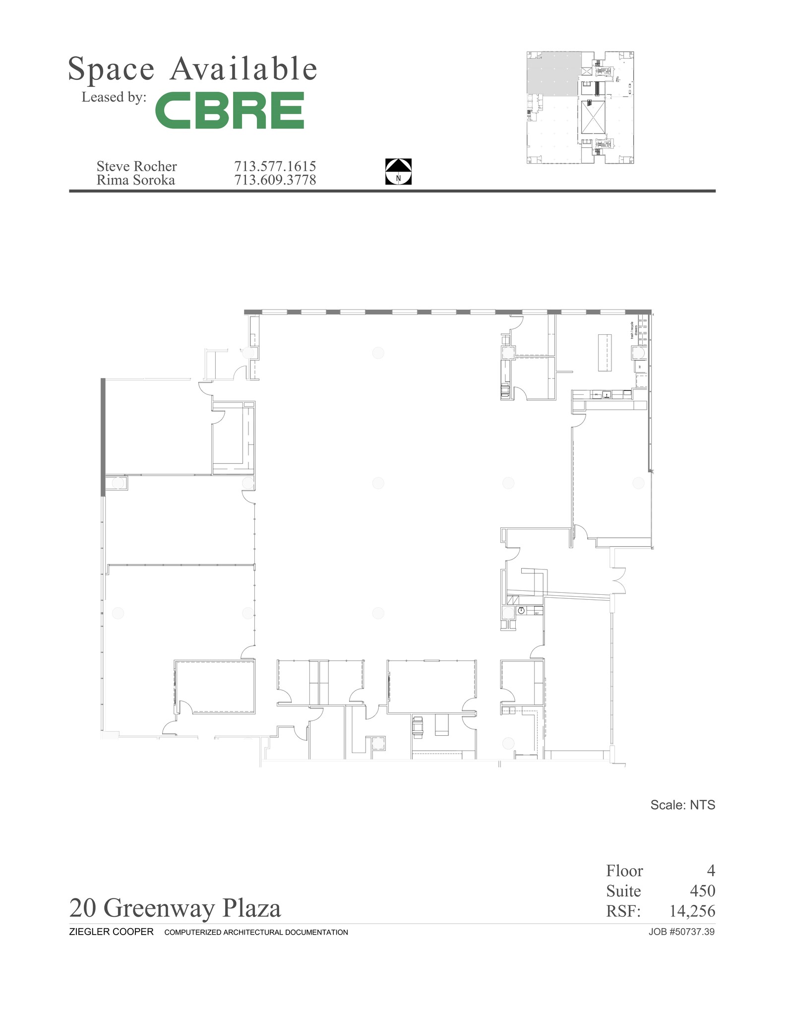 20 Greenway Plz, Houston, TX à louer Plan de site– Image 1 sur 1