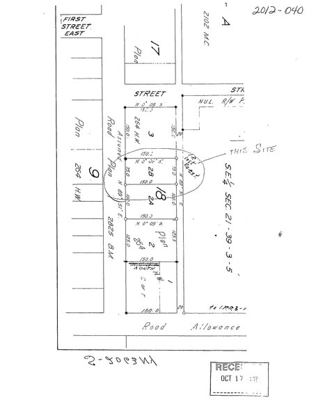 4848 54 Av, Eckville, AB à vendre - Plan de site – Image 3 sur 3