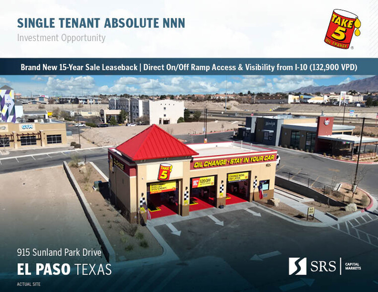 915 Sunland Park Dr, El Paso, TX à vendre - Photo principale – Image 1 sur 9