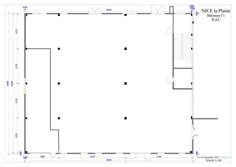 Local commercial dans Nice à louer - Plan d’étage – Image 3 sur 5