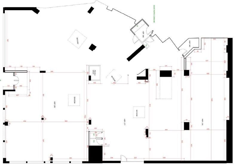 Local commercial dans Paris à vendre - Plan d’étage – Image 3 sur 3