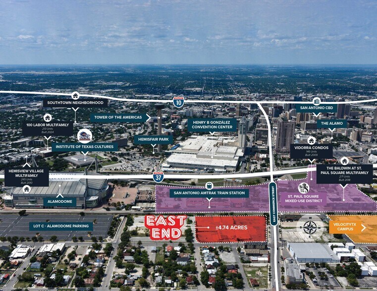1220 E Commerce St, San Antonio, TX à vendre - Photo de l’immeuble – Image 1 sur 5