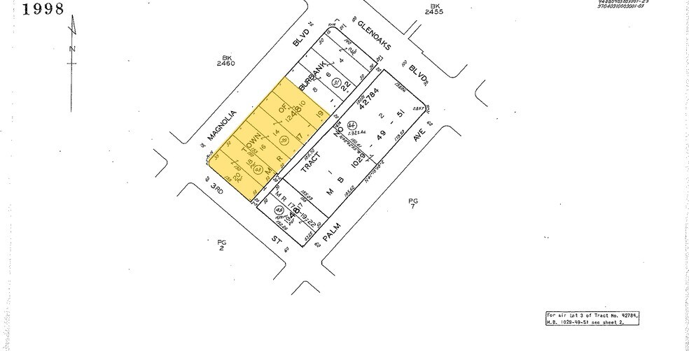 300 E Magnolia Blvd, Burbank, CA à louer - Plan cadastral – Image 2 sur 10