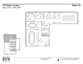 375 Park Ave, New York, NY à louer Plan de site– Image 1 sur 2