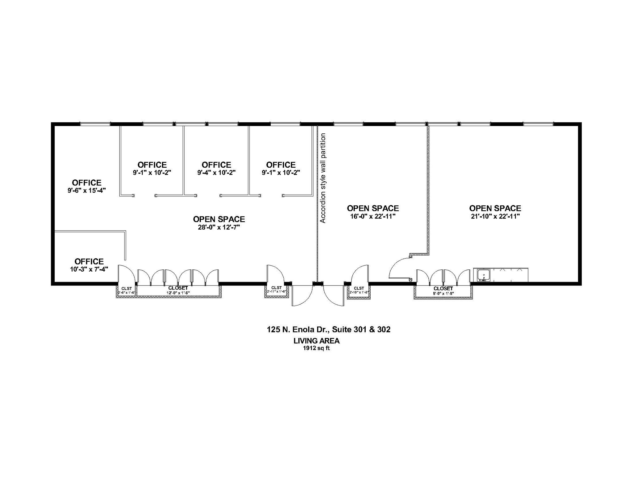 125 N Enola Dr, Enola, PA à vendre Plan d’étage– Image 1 sur 1
