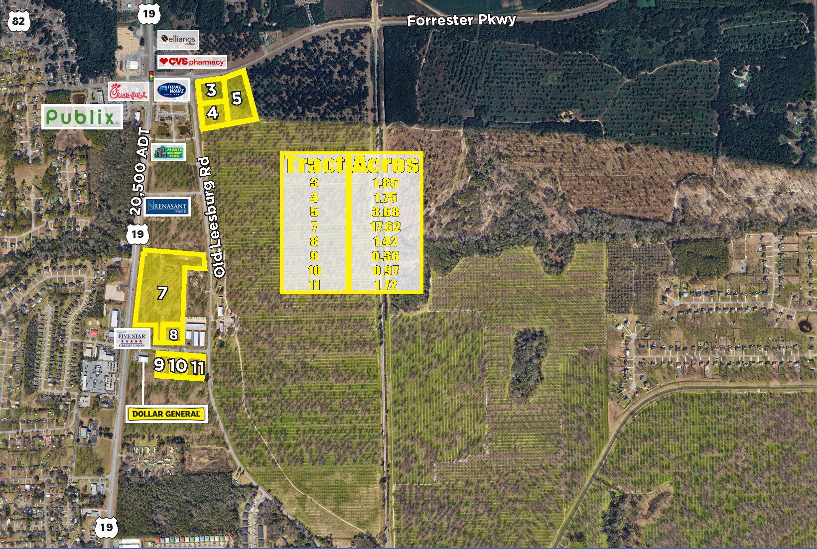 Forrester Parkway Hwy, Leesburg, GA à vendre Photo principale– Image 1 sur 25