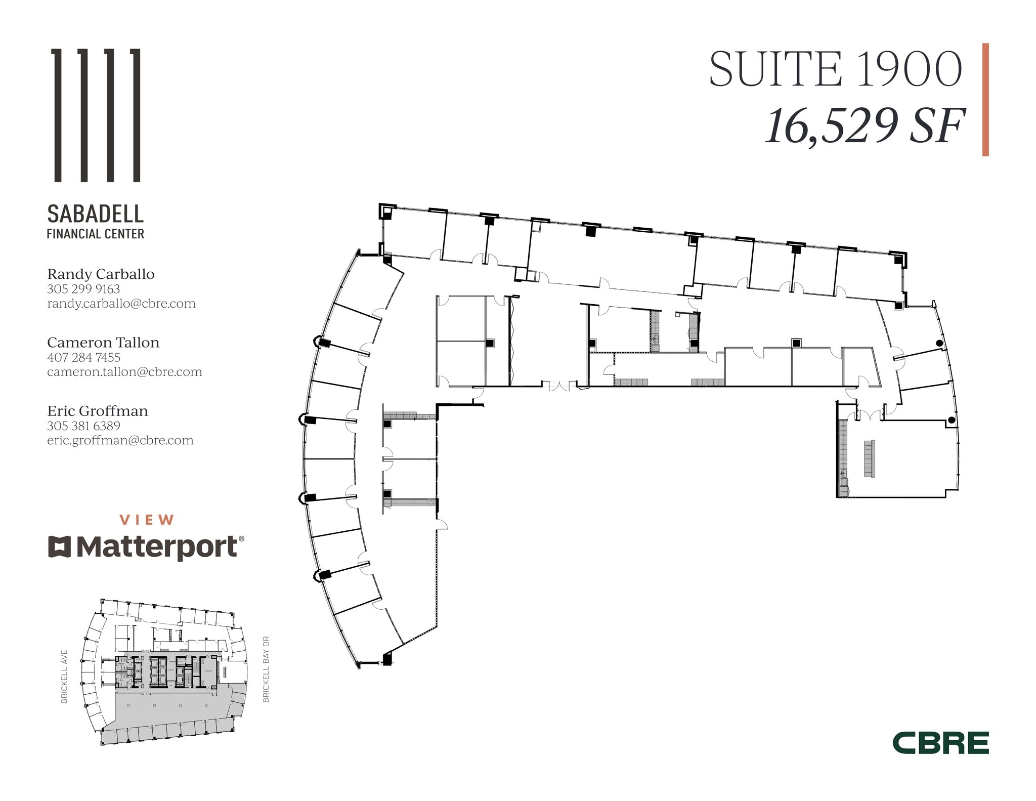 1111 Brickell Ave, Miami, FL à louer Plan de site– Image 1 sur 20