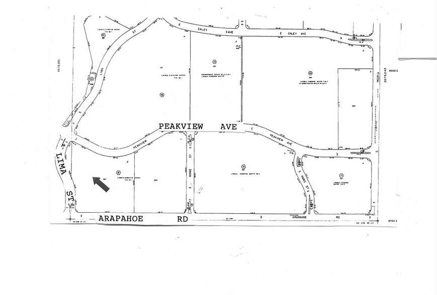 E Arapahoe Rd & S Lima St, Centennial, CO à louer - Plan cadastral – Image 3 sur 8