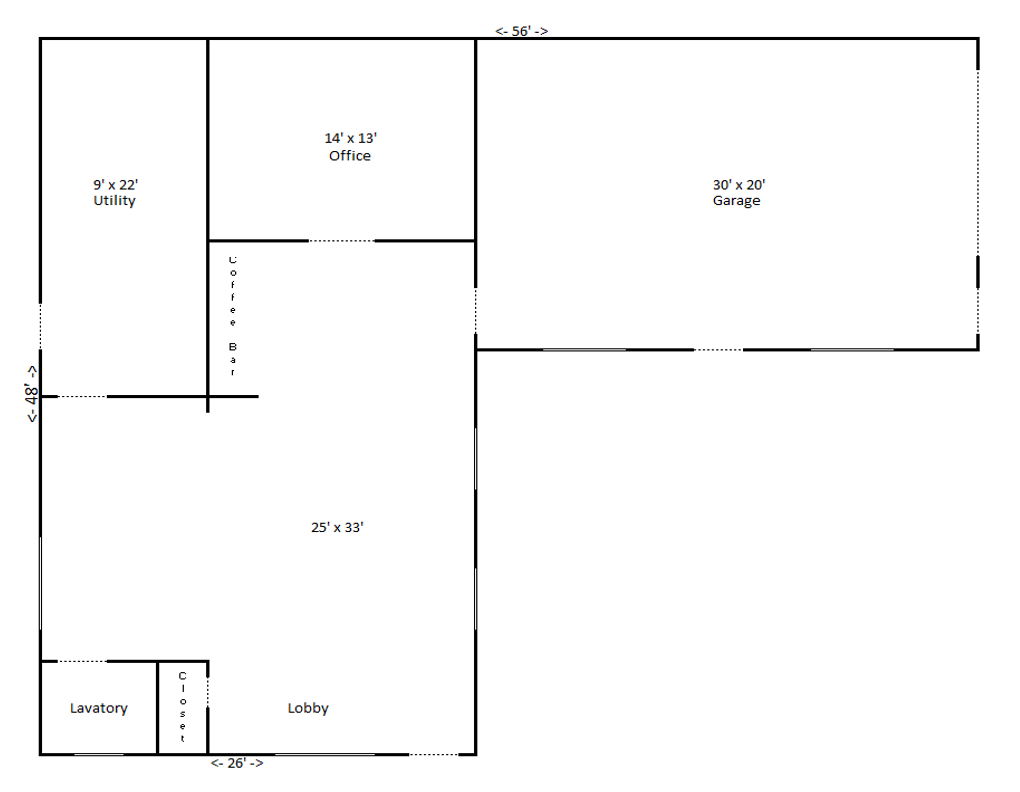 263 Broadway Ave, Bedford, OH à louer Plan d’étage– Image 1 sur 1