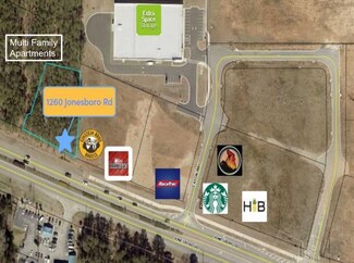 Plus de détails pour 1260 Jonesboro Rd, Mcdonough, GA - Terrain à louer