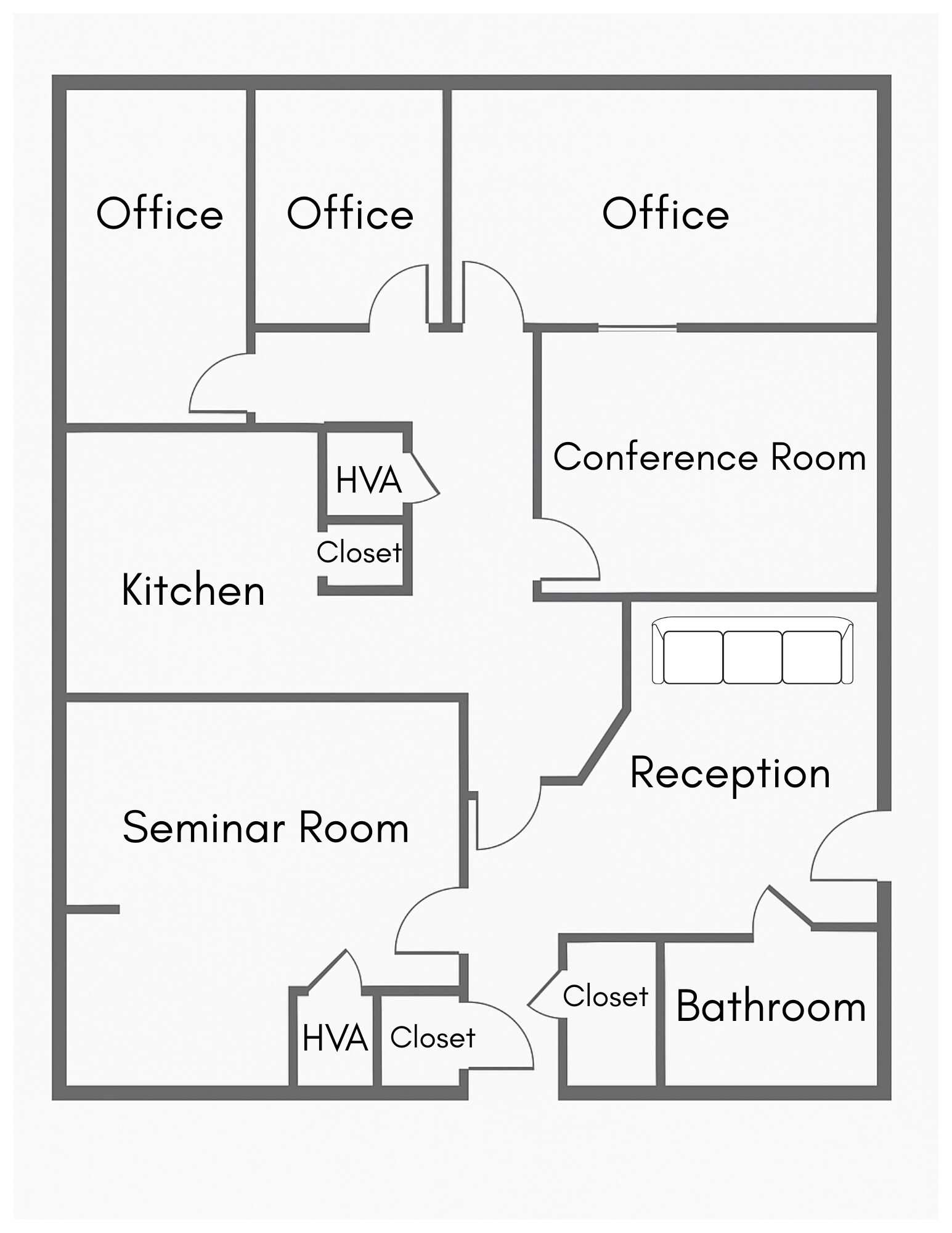 1612 N Portage Trl, Cuyahoga Falls, OH à louer Plan d’étage– Image 1 sur 1