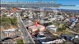 Plus de détails pour 480 Memorial Pky, Phillipsburg, NJ - Bureau/Local commercial à louer