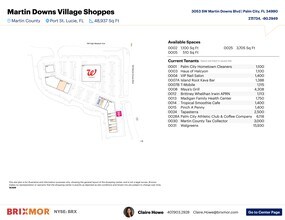 3001-3139 SW Martin Downs Blvd, Palm City, FL à louer Plan de site– Image 1 sur 1
