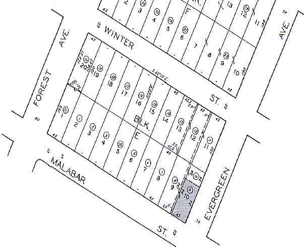 701 N Evergreen Ave, Los Angeles, CA à louer - Plan cadastral – Image 1 sur 8