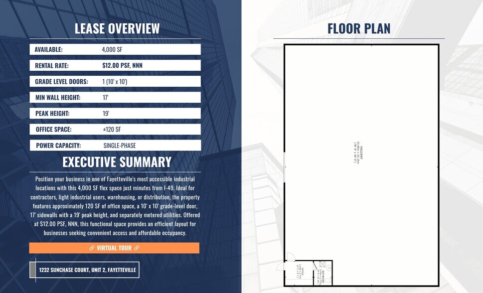 1232 W Sunchase Ct, Fayetteville, AR à louer - Plan d’étage – Image 2 sur 7