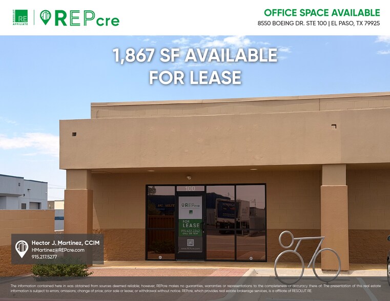 8550 Boeing Dr, El Paso, TX à louer - Photo de l’immeuble – Image 2 sur 27