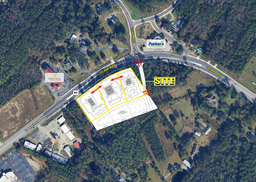 1739 Oglethorpe Highway, Hinesville, GA à louer - Aérien – Image 3 sur 4