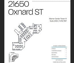 21600 Oxnard St, Woodland Hills, CA à louer Plan d’étage– Image 1 sur 1