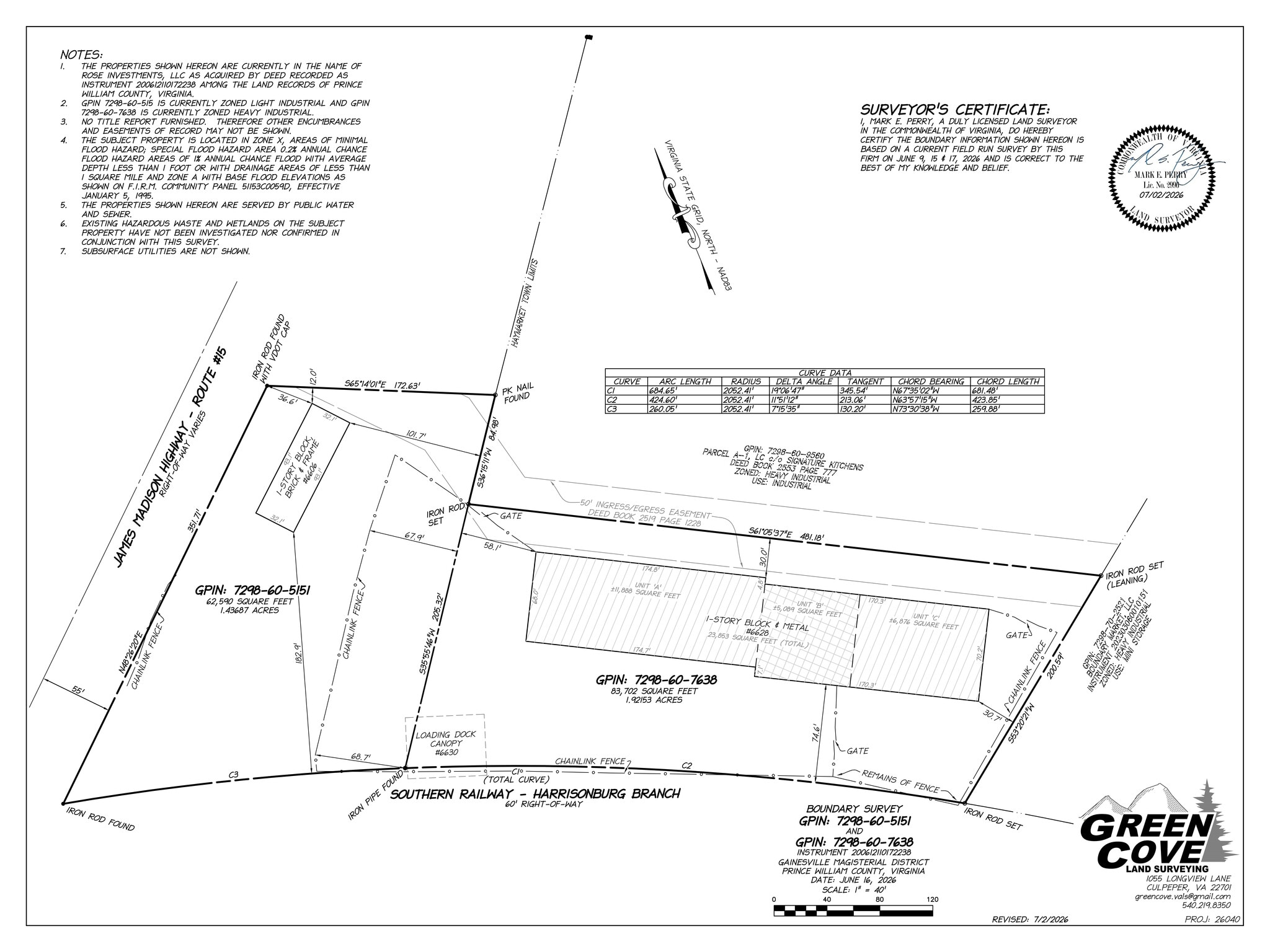 6628 James Madison Hwy, Haymarket, VA à louer Plan de site– Image 1 sur 1