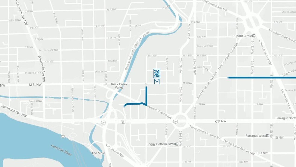 2445 M St NW, Washington, DC à louer - Vidéo sur l’annonce professionnelle – Image 3 sur 14