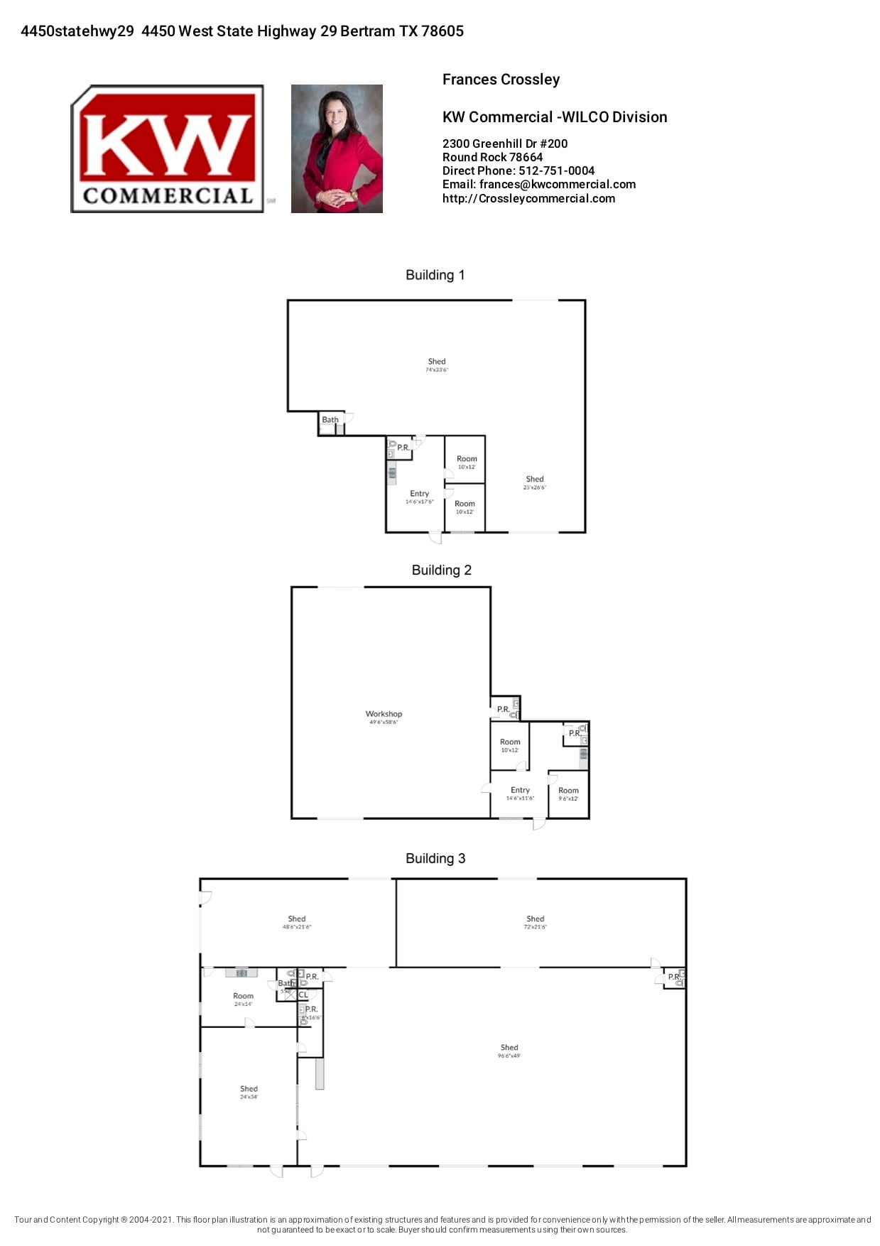 4450 State Highway 29, Bertram, TX à louer Plan d’étage– Image 1 sur 1