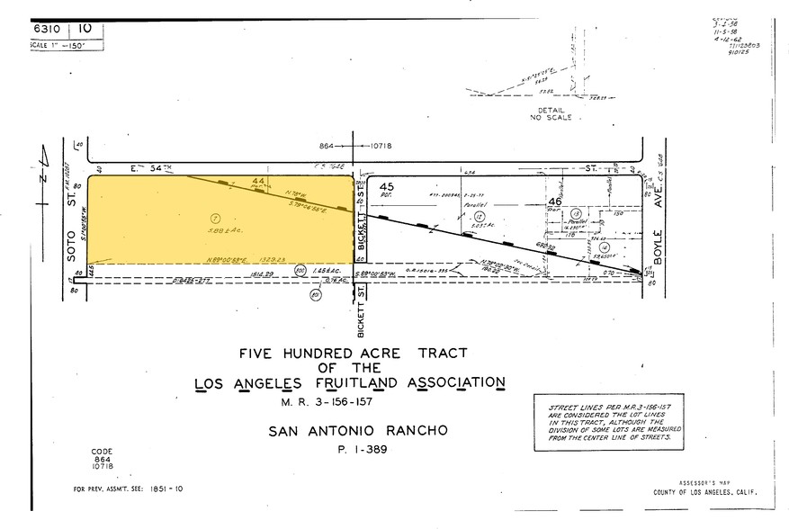 2800-2932 E 54th St, Vernon, CA à louer - Plan cadastral – Image 2 sur 9