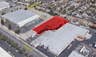 1102-1112 Arroyo Ave, San Fernando, CA - VUE AÉRIENNE  vue de carte