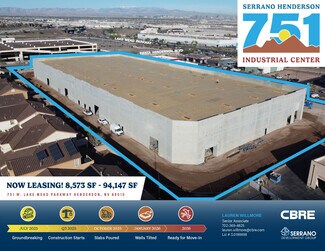 Plus de détails pour 751 W Lake Mead Pky, Henderson, NV - Industriel/Logistique à louer