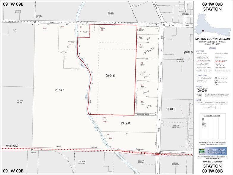 2410 Shaff Rd SE, Aumsville, OR à vendre - Plan cadastral – Image 3 sur 4