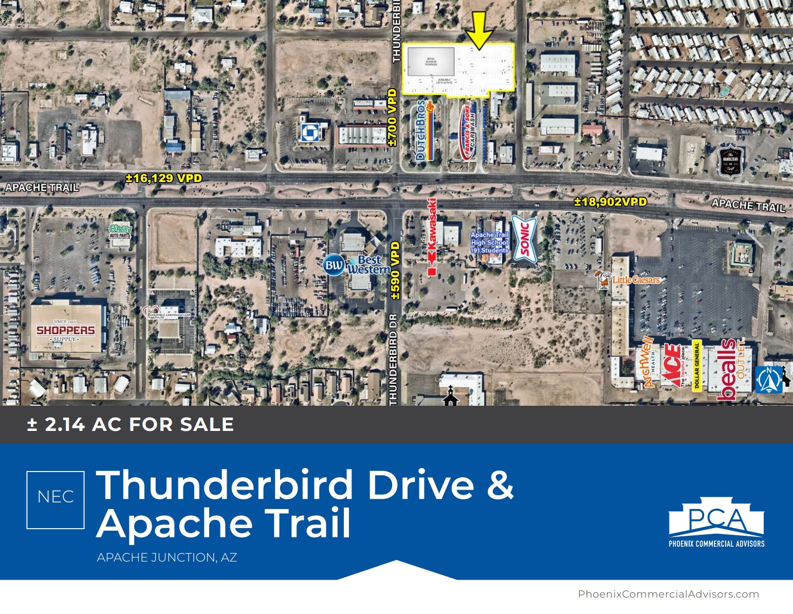 NEC Apache Trail & N Thunderbird Dr, Apache Junction, AZ à vendre Photo principale– Image 1 sur 2
