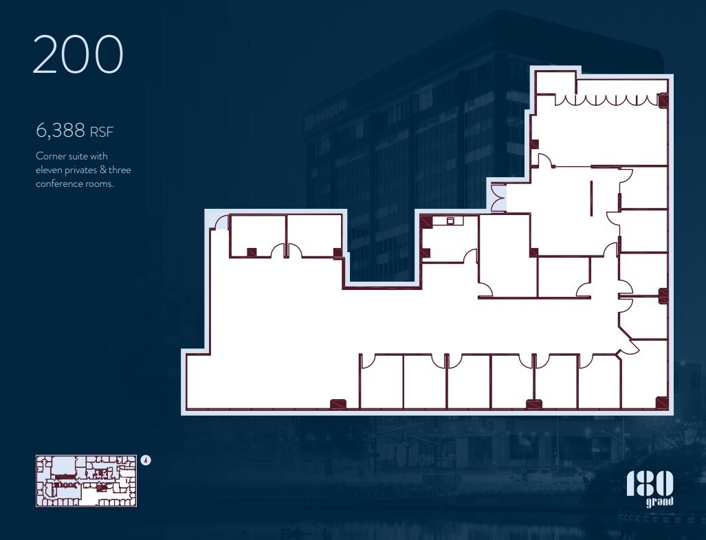 180 Grand Ave, Oakland, CA à louer Plan d’étage– Image 1 sur 1