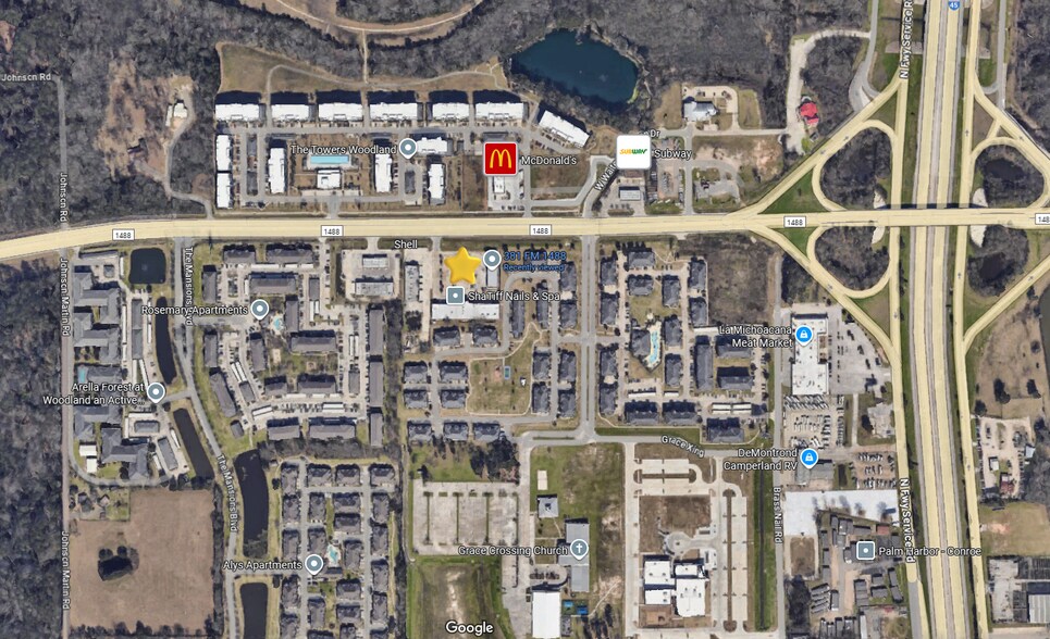 463 Fm-1488, Conroe, TX à louer - Aérien – Image 2 sur 8